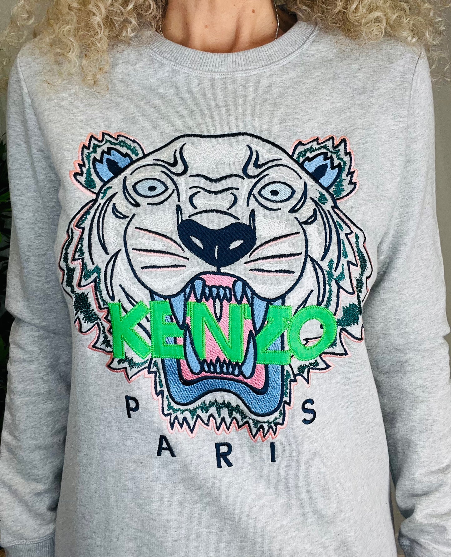 Tiger Sweatshirt Dress - Size M