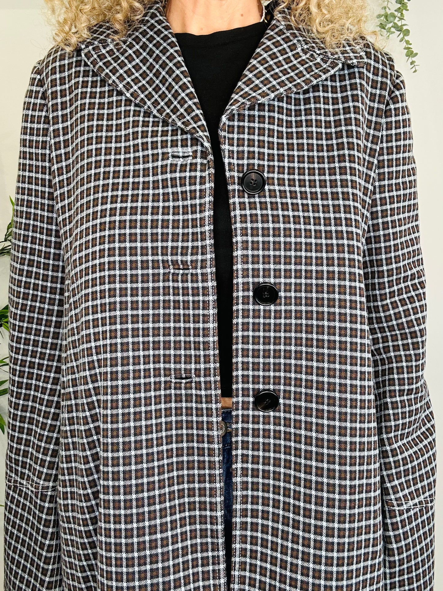 Check Jacket - Size 44IT