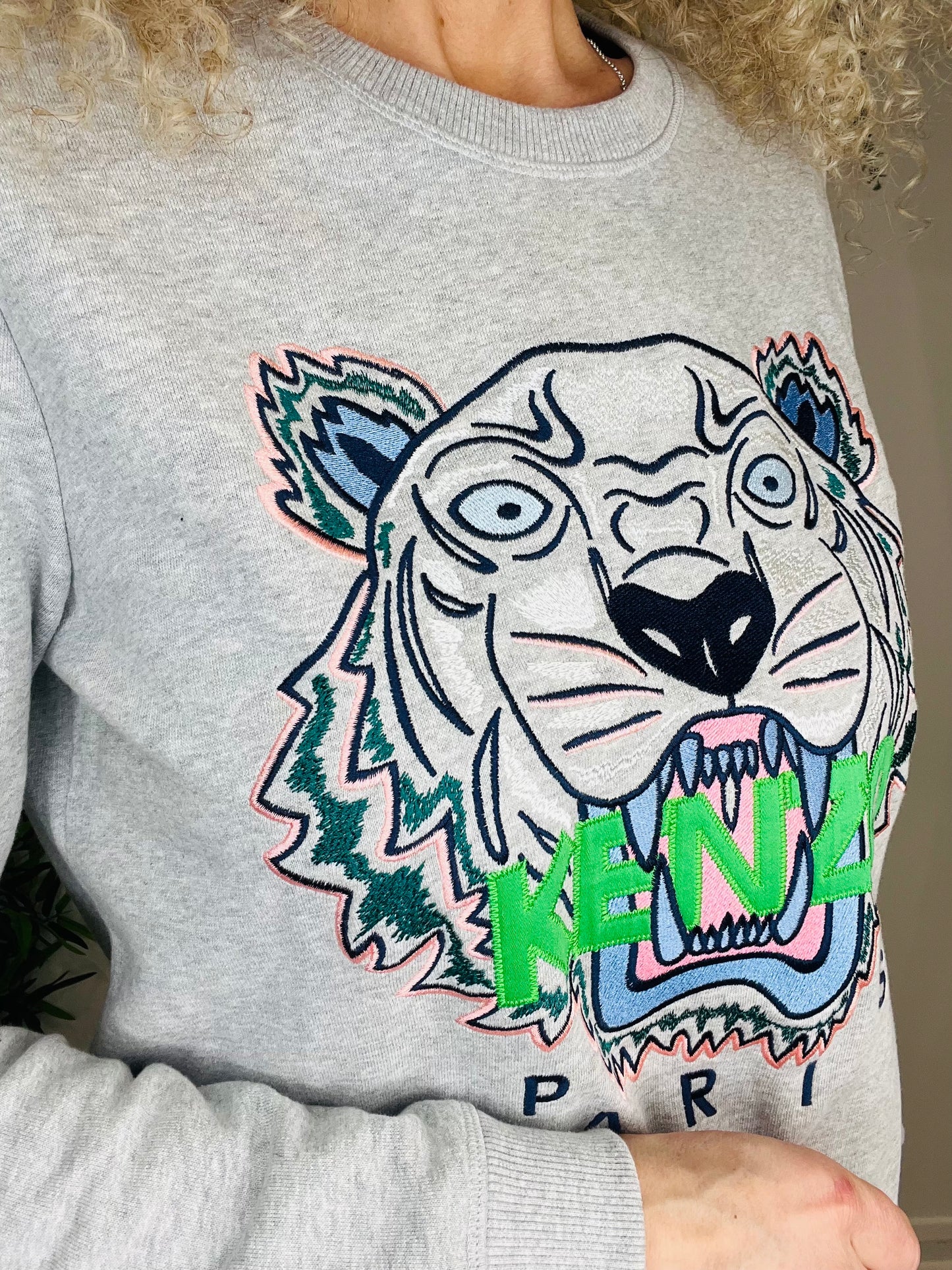 Tiger Sweatshirt Dress - Size M