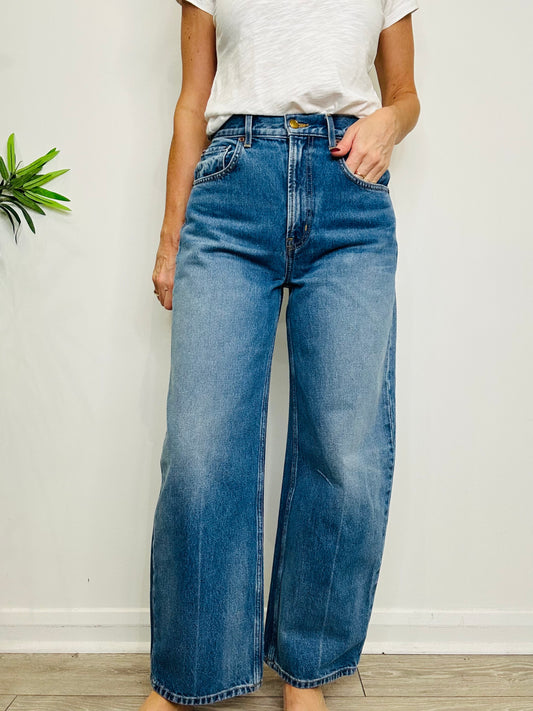 Barrel Leg Jeans - Size 28