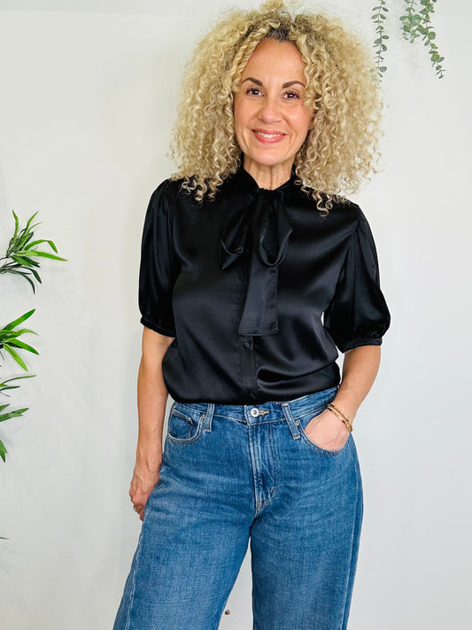 Satin Blouse - Size M