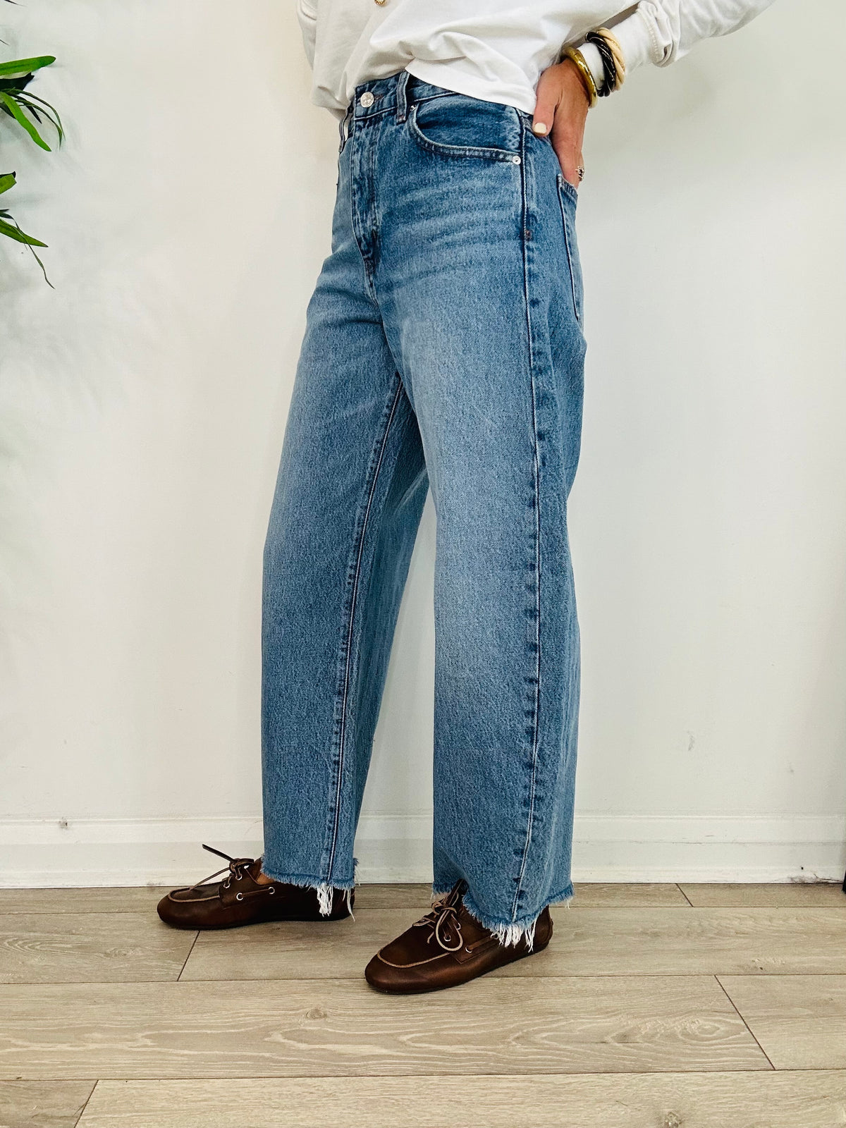 The Bubble Crop Jeans - Size 26