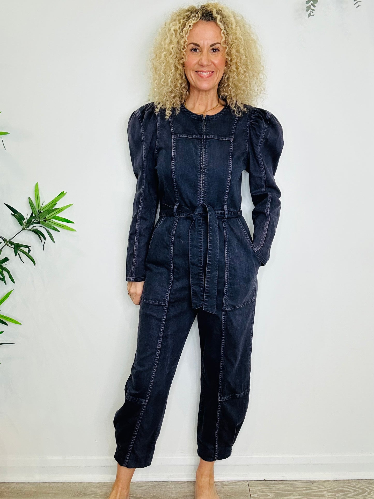 Pascal Denim Jumpsuit - Size 10
