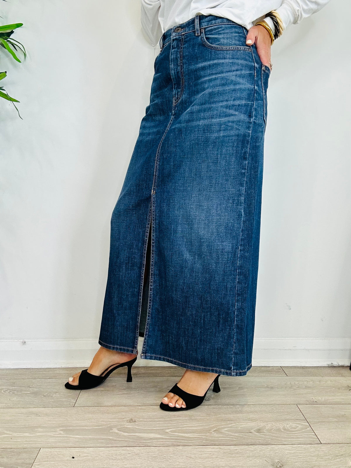 Zarelia Denim Skirt - Size 10