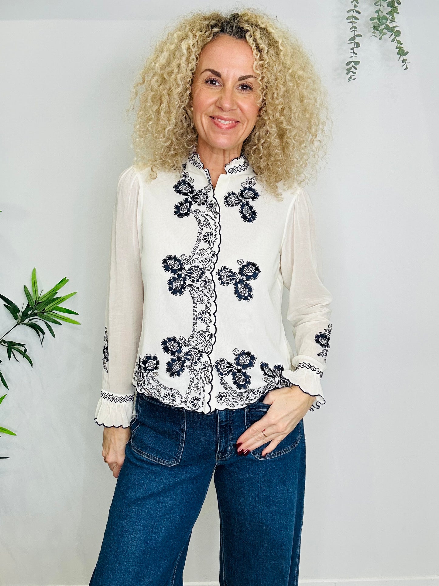 Embroidered Shirt - Size 10