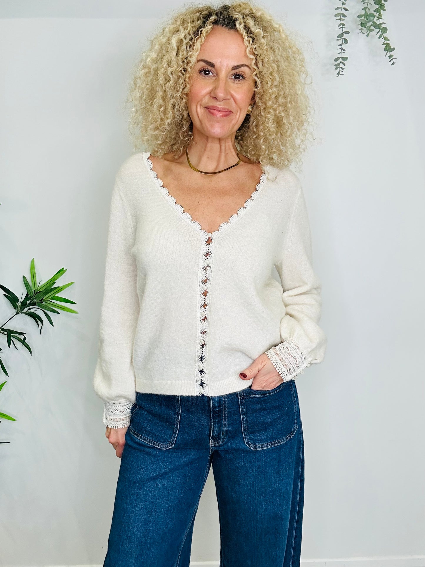 Mohair Cardigan - Size M