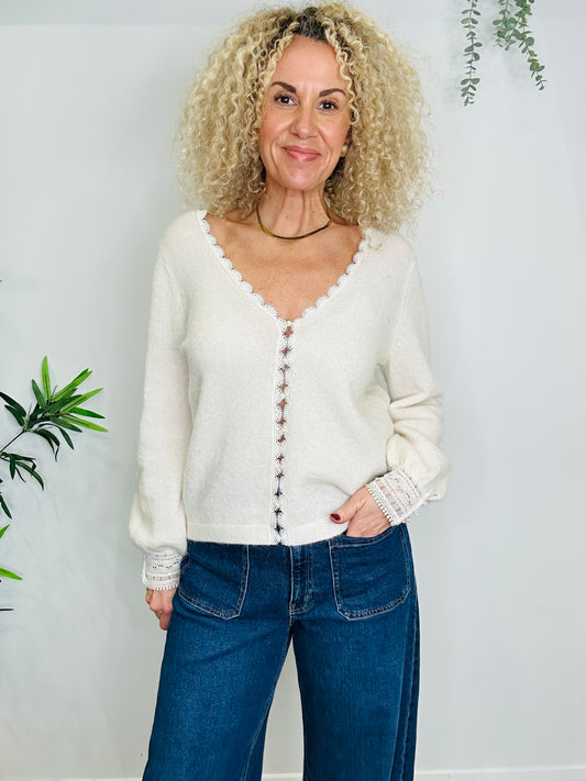 Mohair Cardigan - Size M