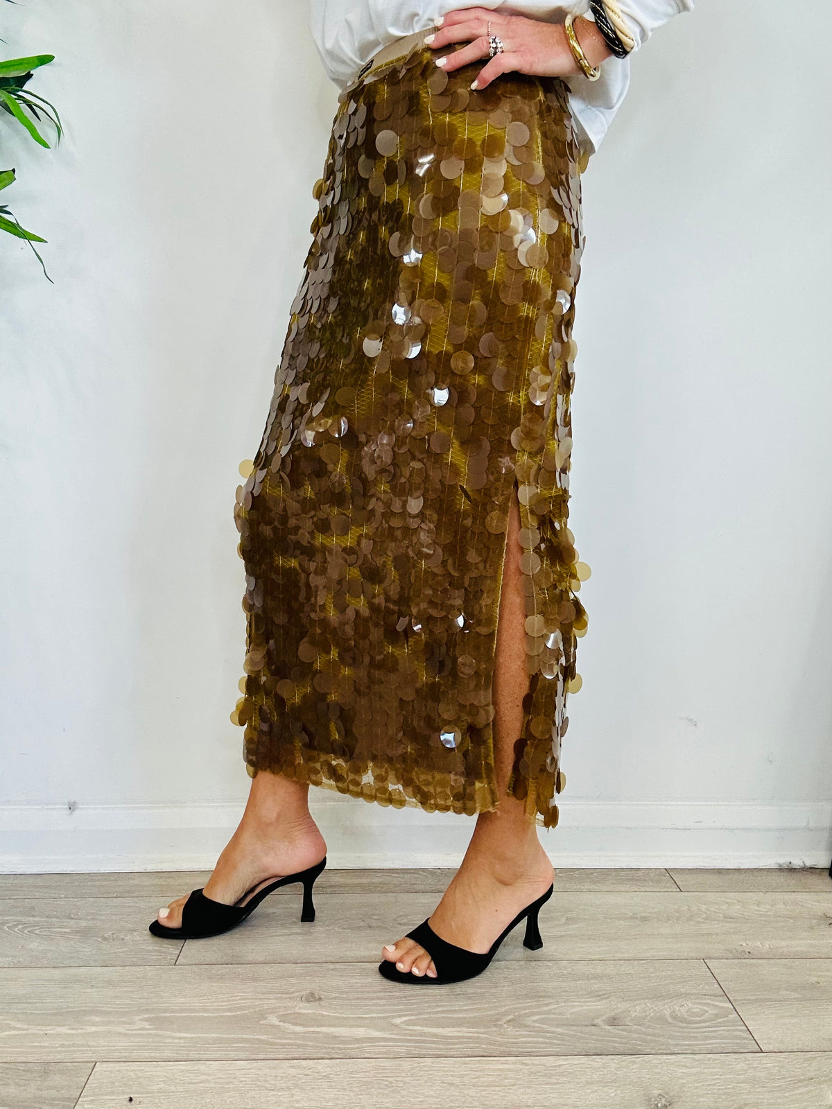 Sequin Skirt - Size 34