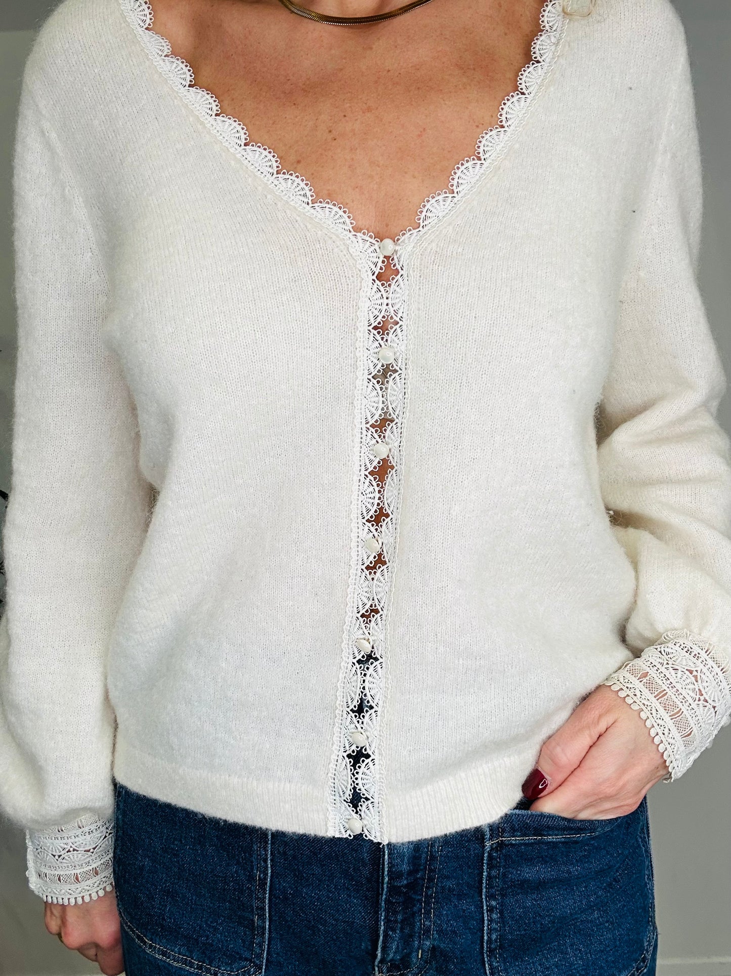 Mohair Cardigan - Size M