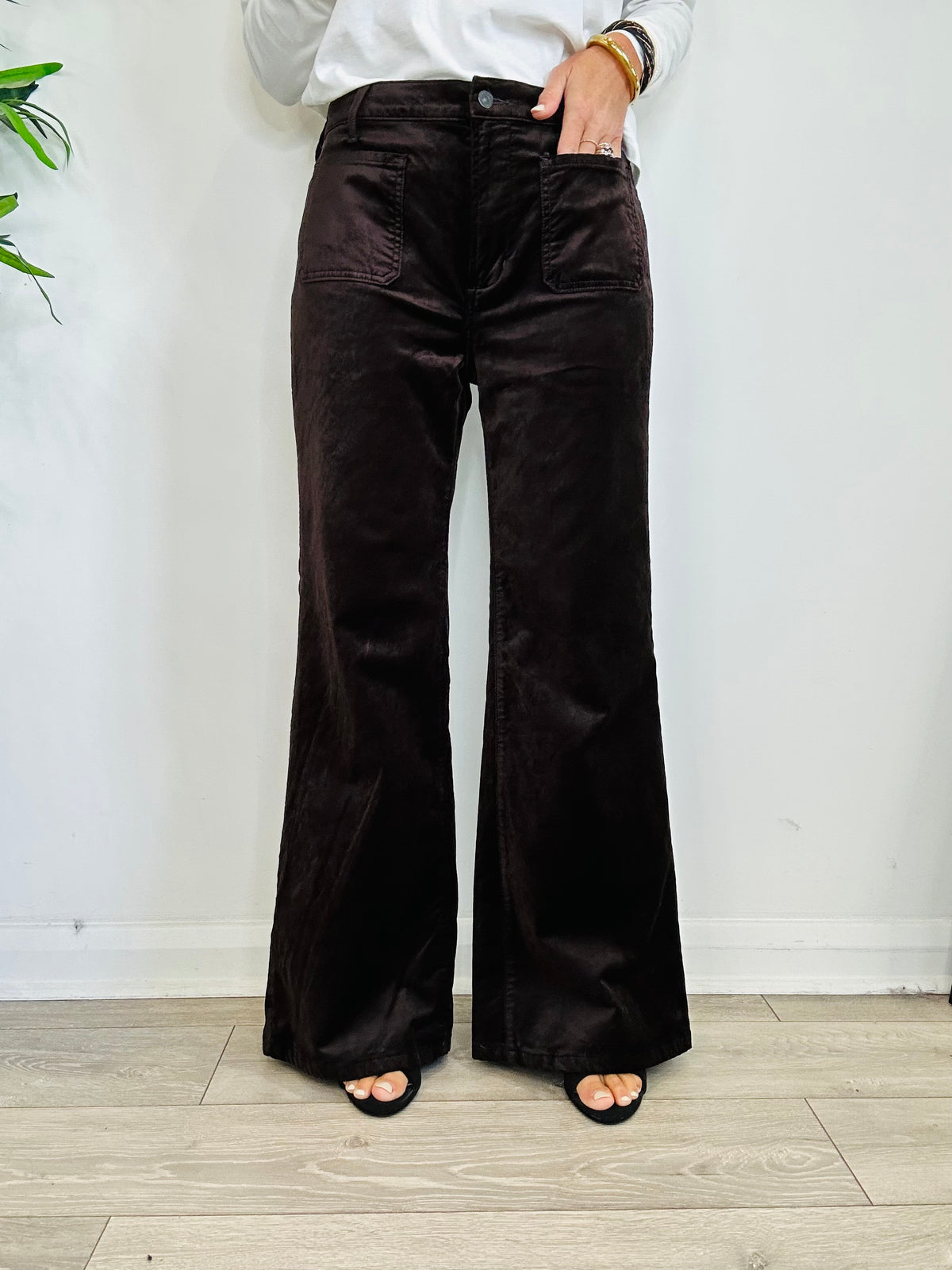 Velvet Kimberly Trousers - Size 30