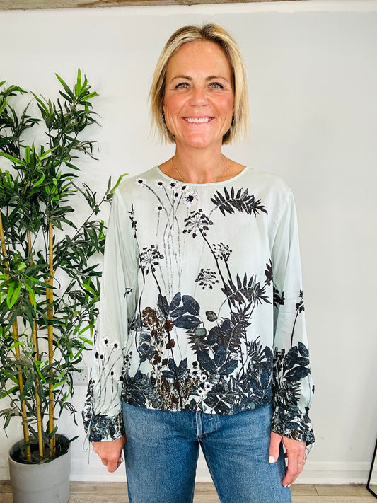 Patterned Blouse - Size 34