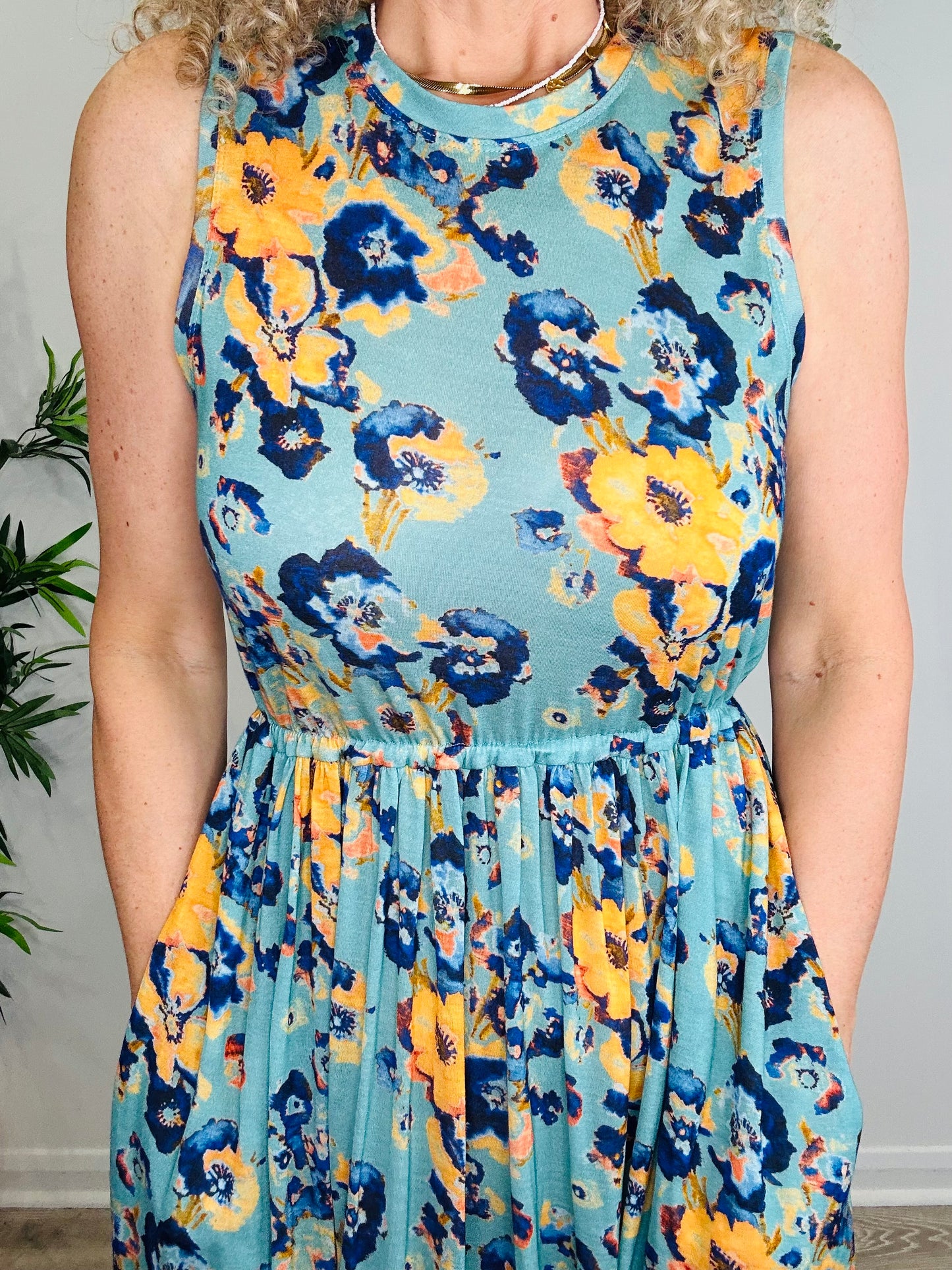 Floral Jersey Dress - Size 0