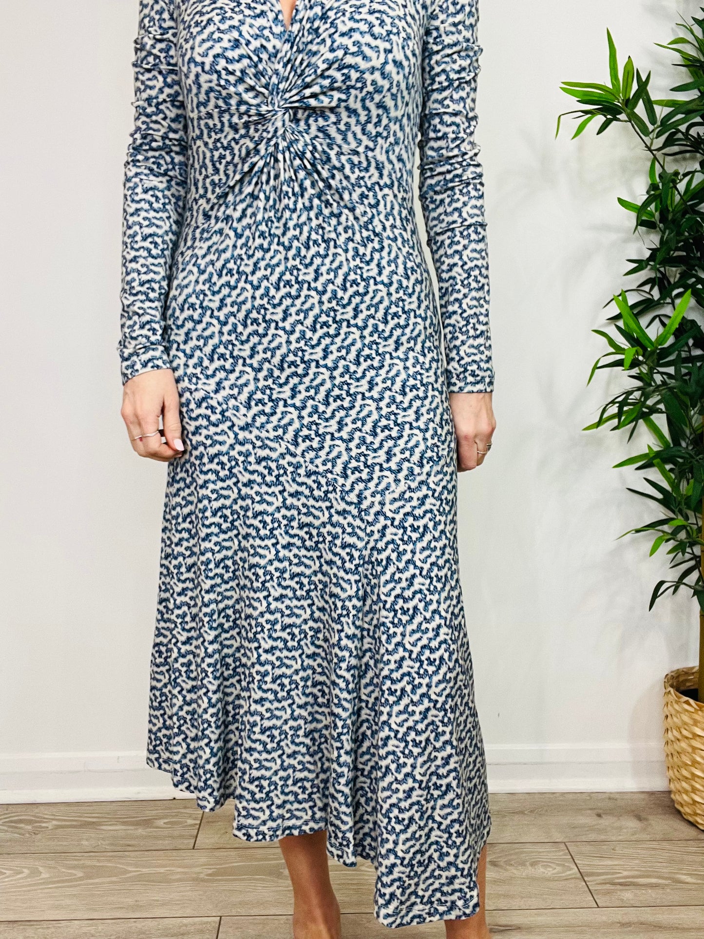 Lania Patterned Dress - Size 42