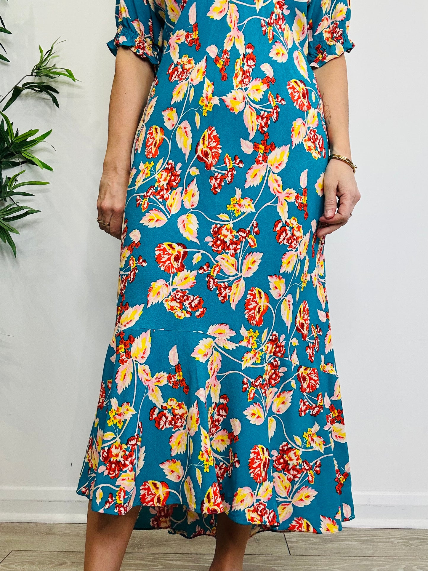 Floral Crepe Dress - Size 12