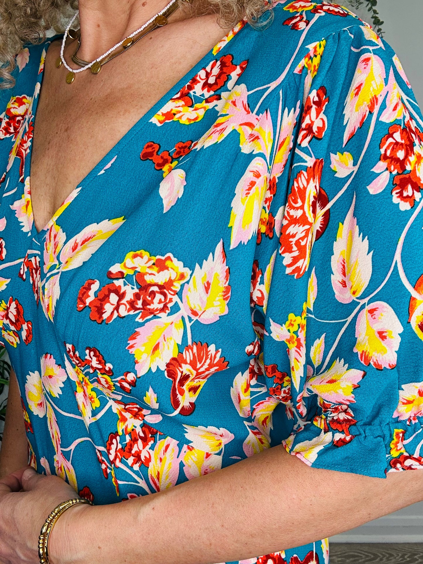 Floral Crepe Dress - Size 12