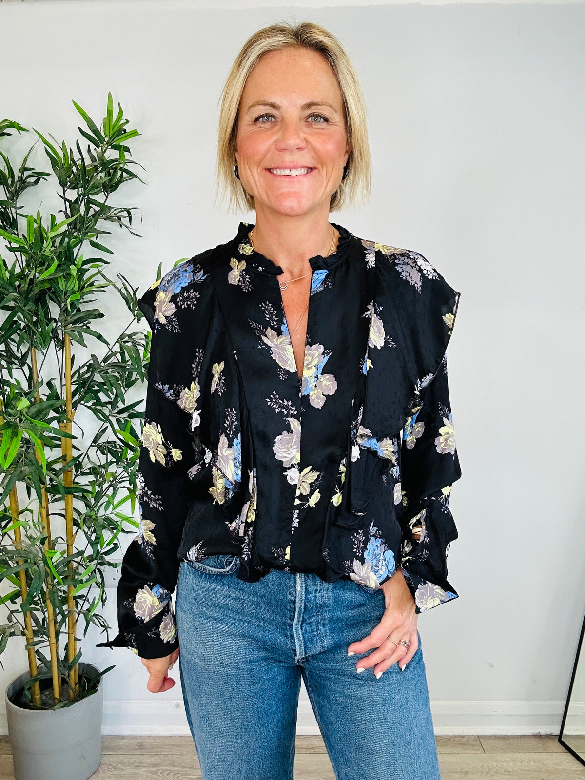 Floral Blouse - Size 40