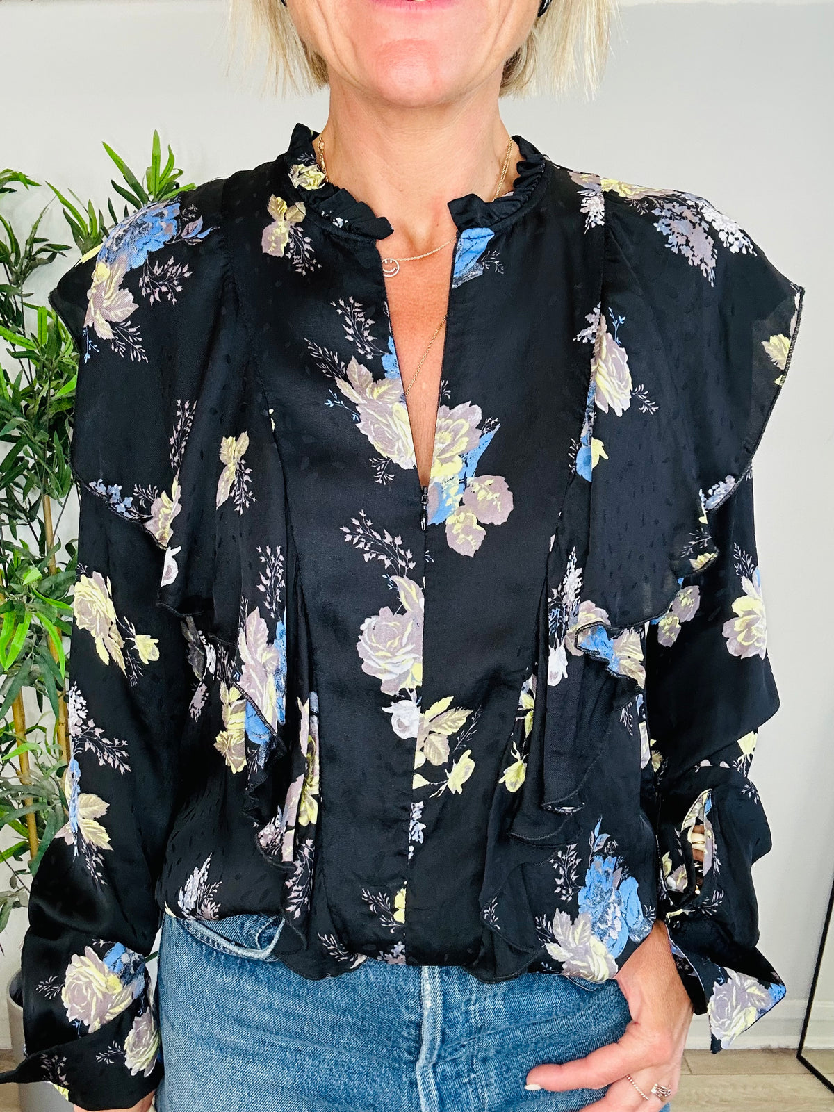 Floral Blouse - Size 40