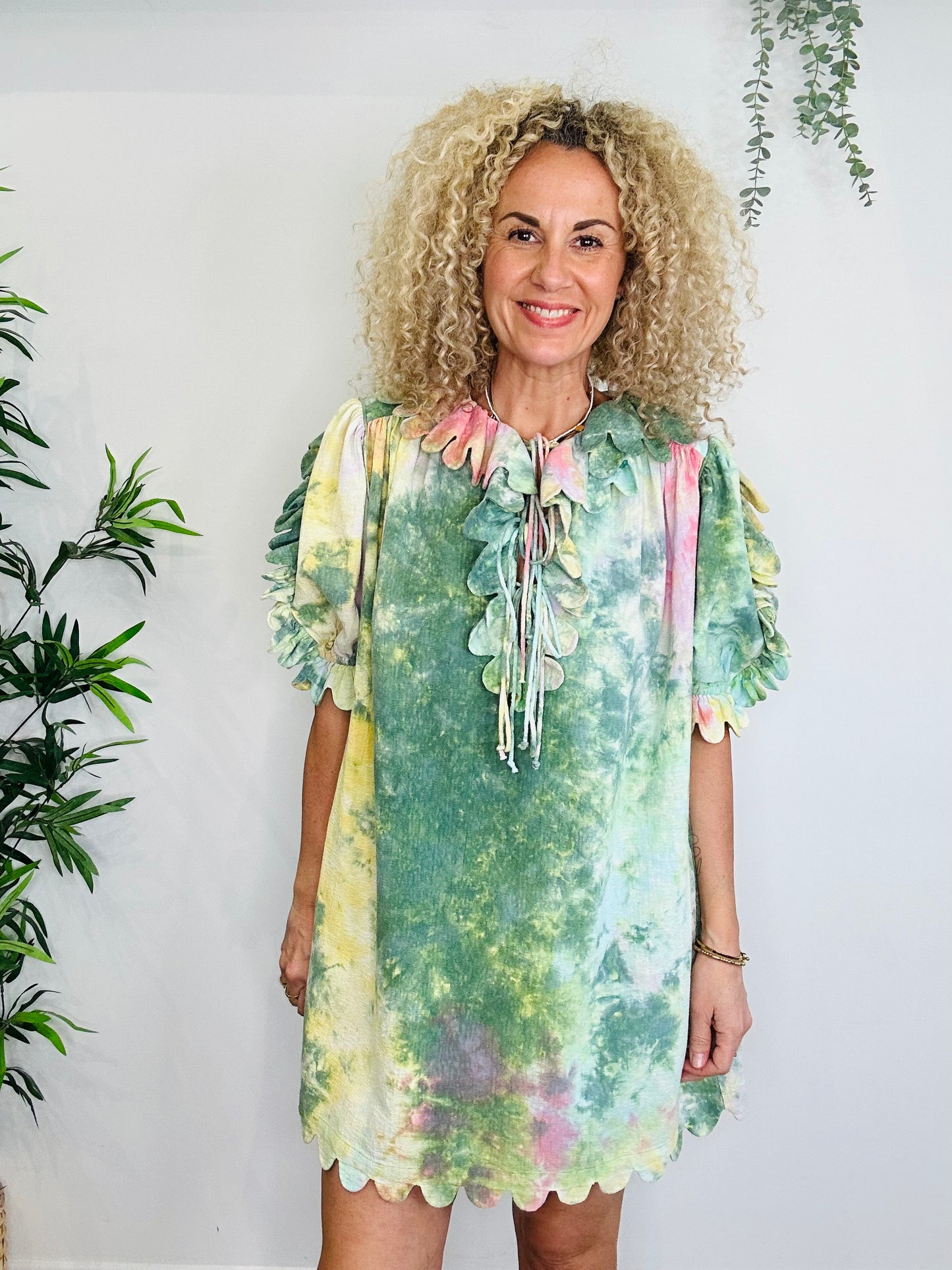 Maja Scallop Dress - Size 14