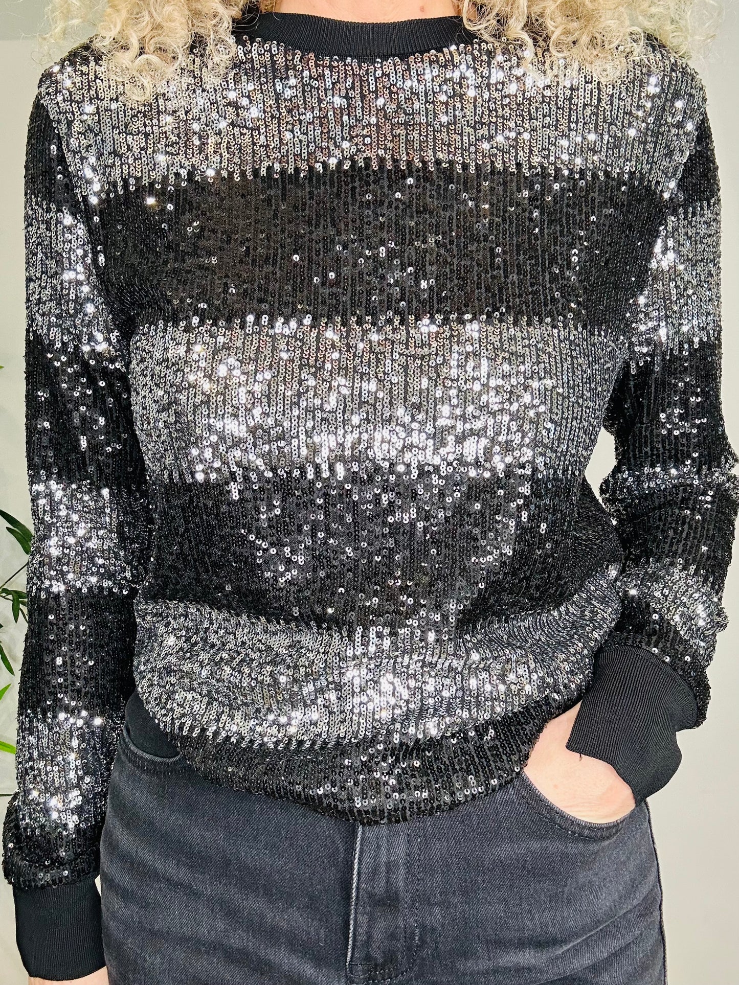 Sequin Top - Size M