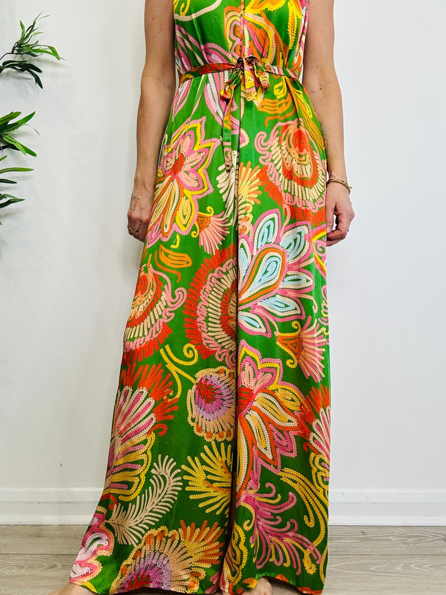 Halterneck Jumpsuit - Size M/L