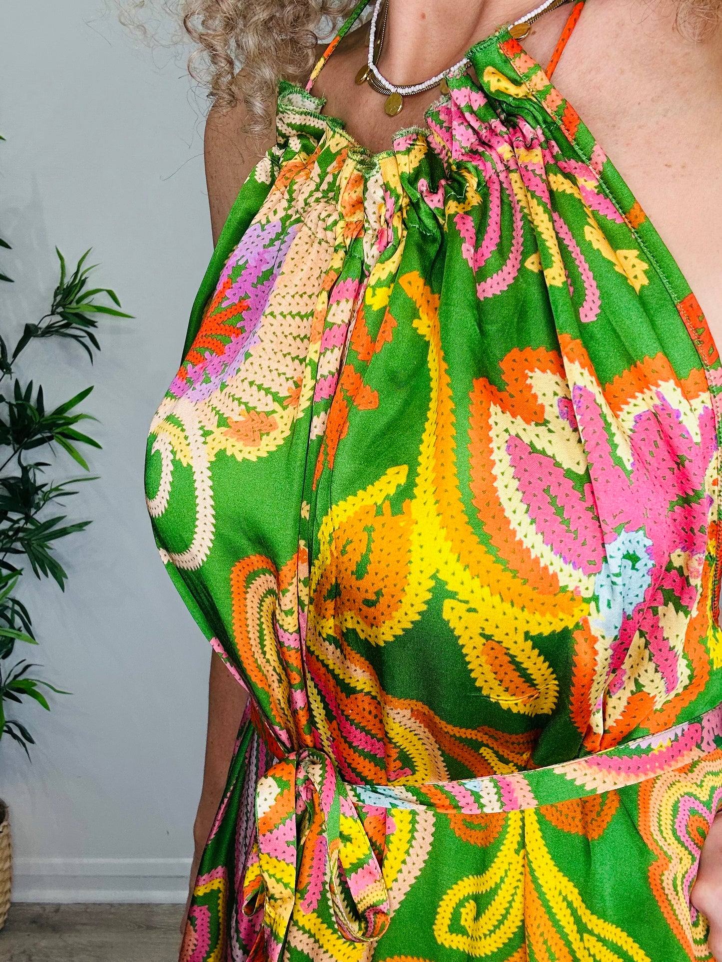Halterneck Jumpsuit - Size M/L