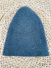 Load image into Gallery viewer, Ribbed Cashmere Beanie
