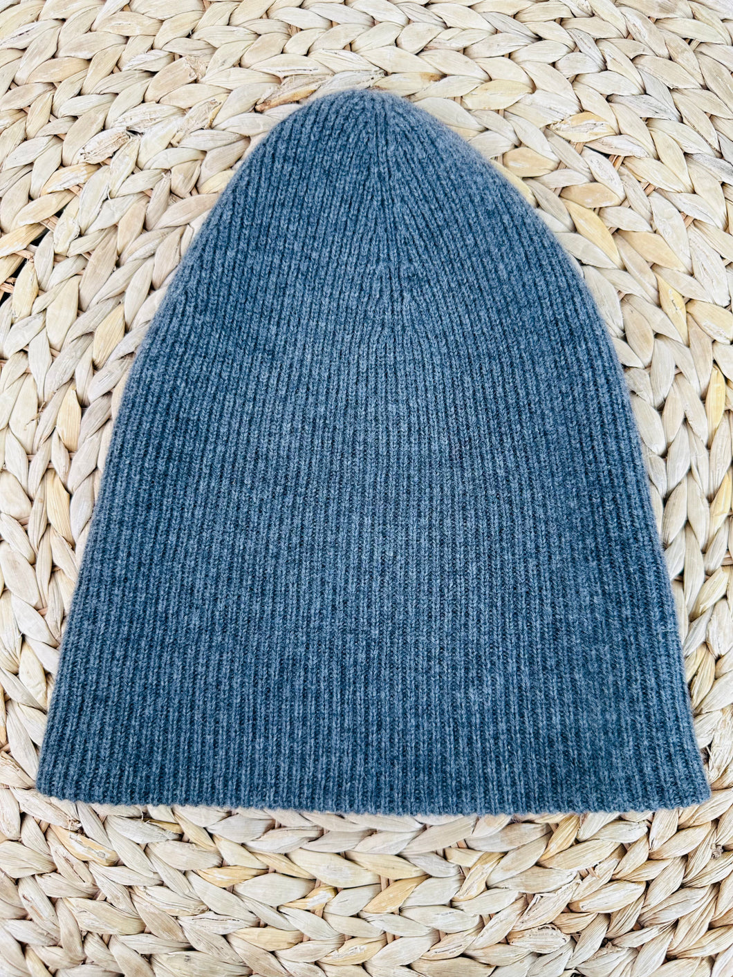 Ribbed Cashmere Beanie