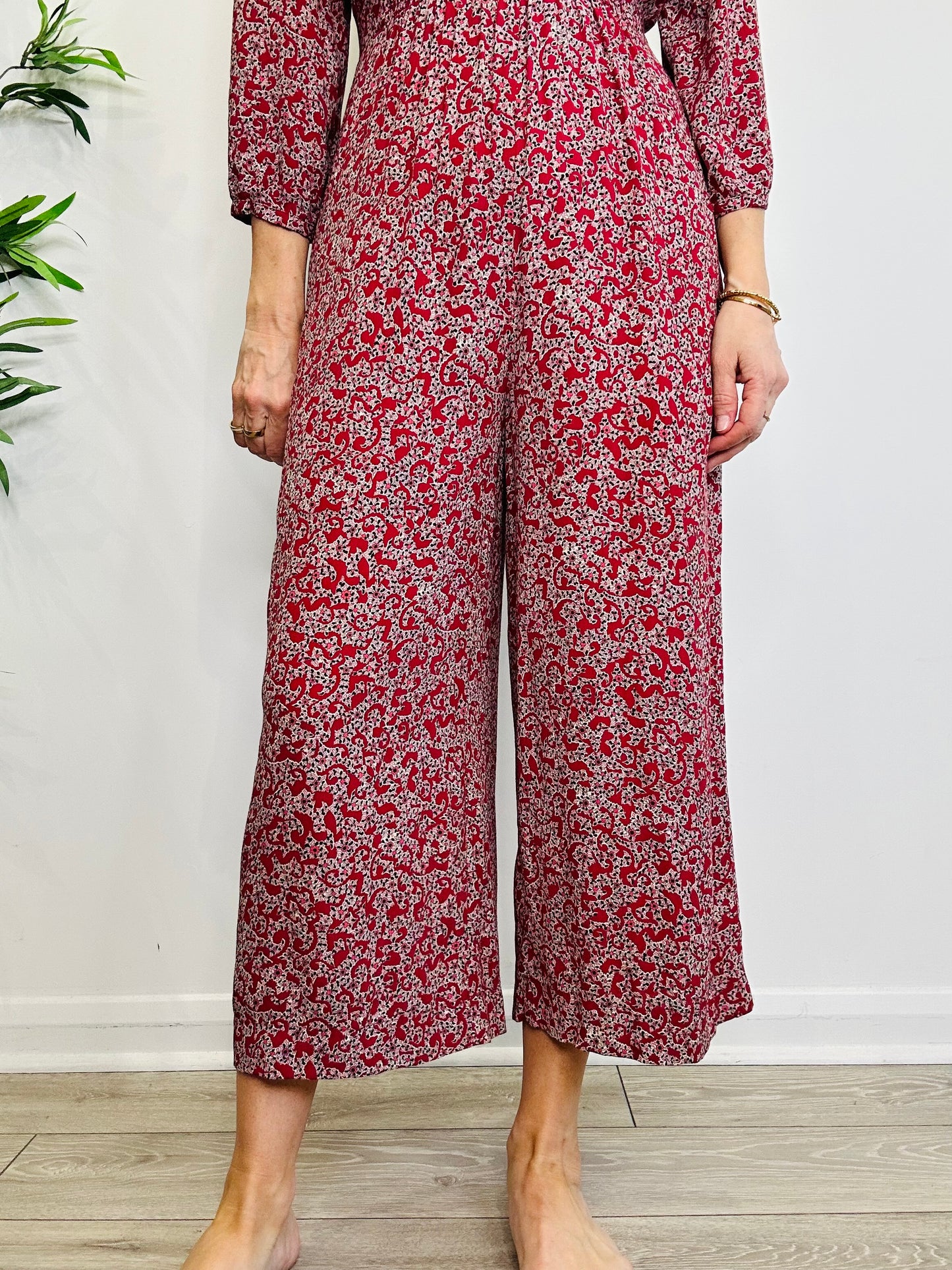 Patterned Jumpsuit - Size 0