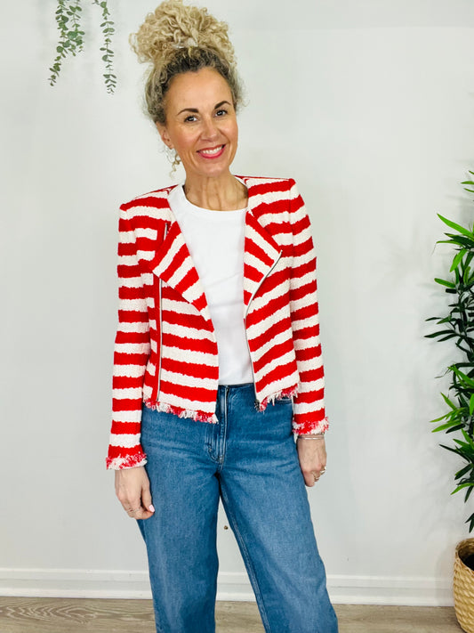 Striped Jacket - Size XS