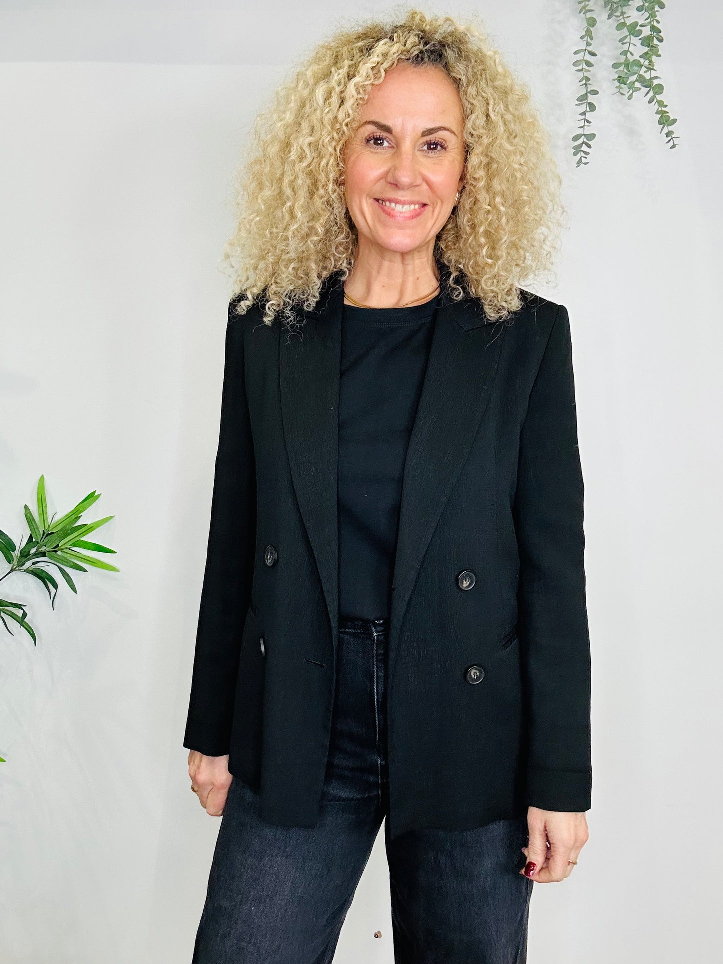 Textured Blazer - Size 38