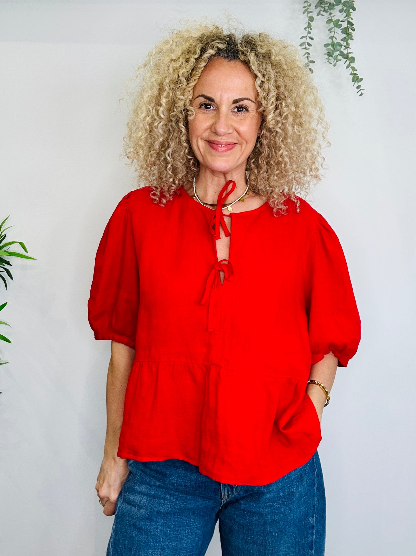 Linen Top - Size 14