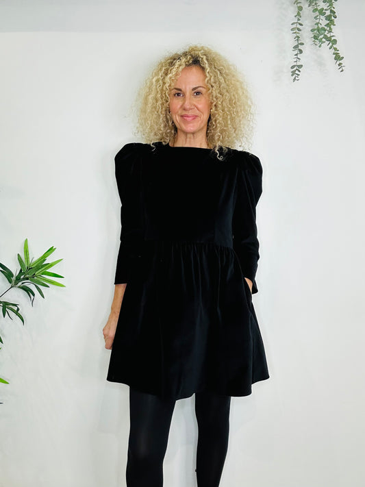 Short Velvet Dress - Size 10