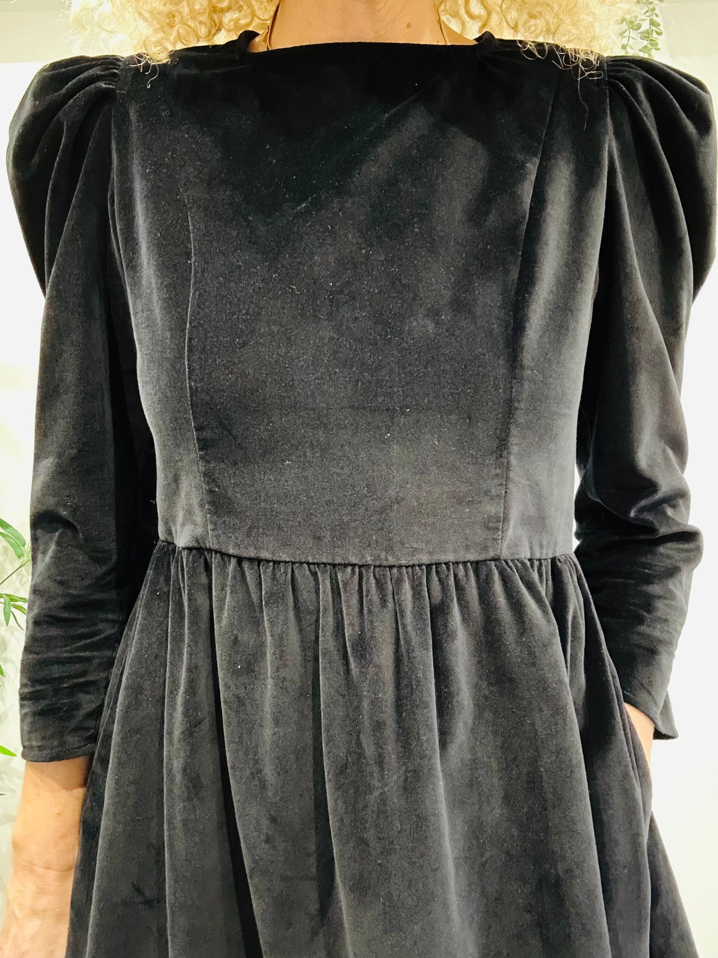 Short Velvet Dress - Size 10