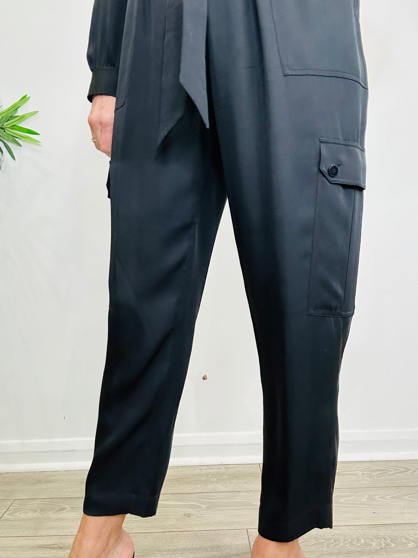 Silk Jumpsuit - Size 12