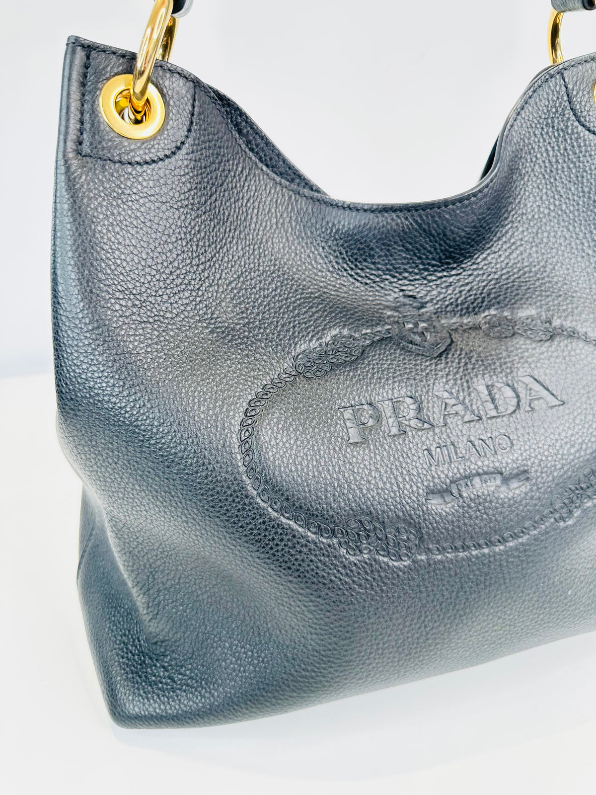 Phenix Leather Hobo Bag