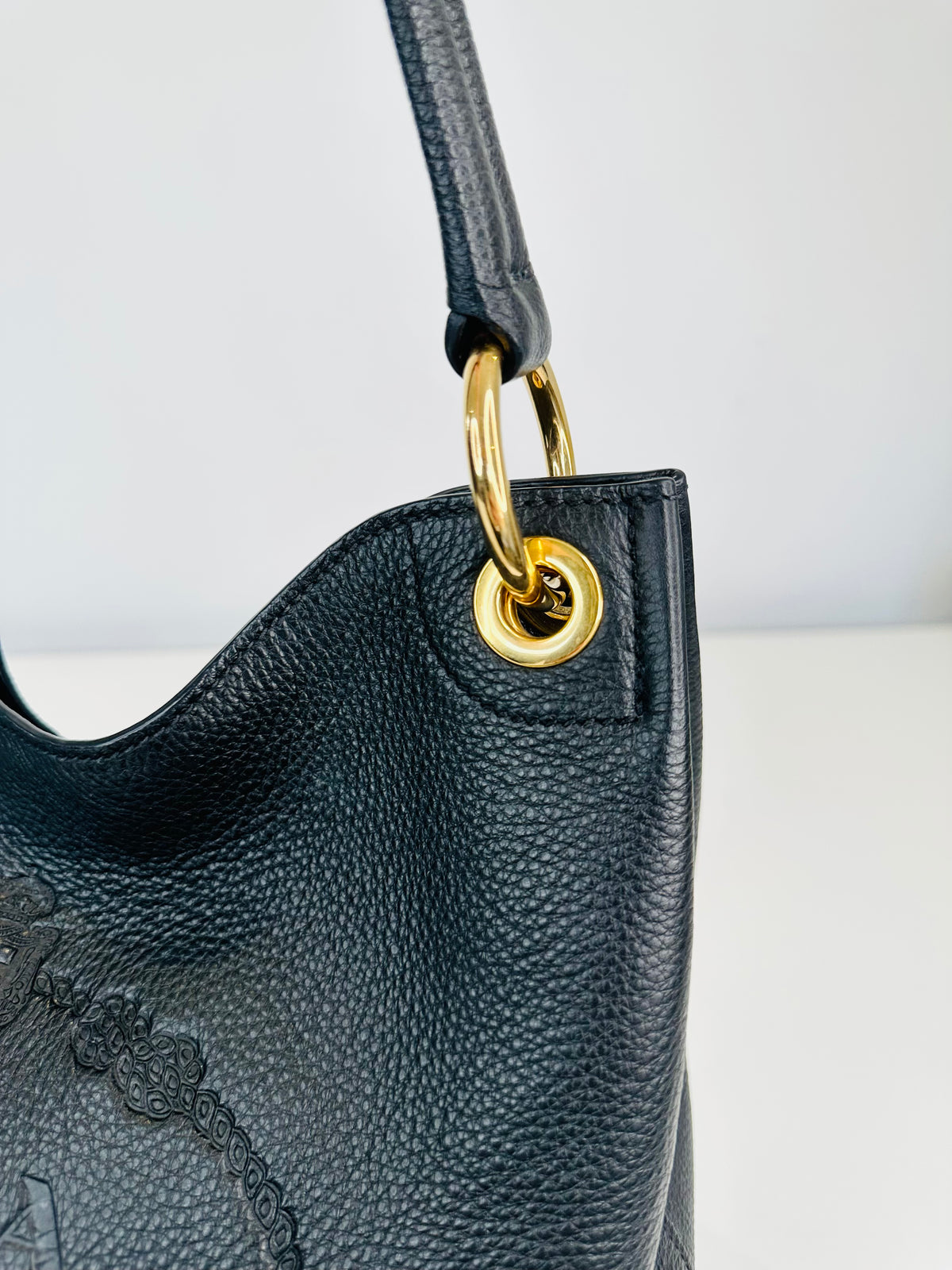 Phenix Leather Hobo Bag