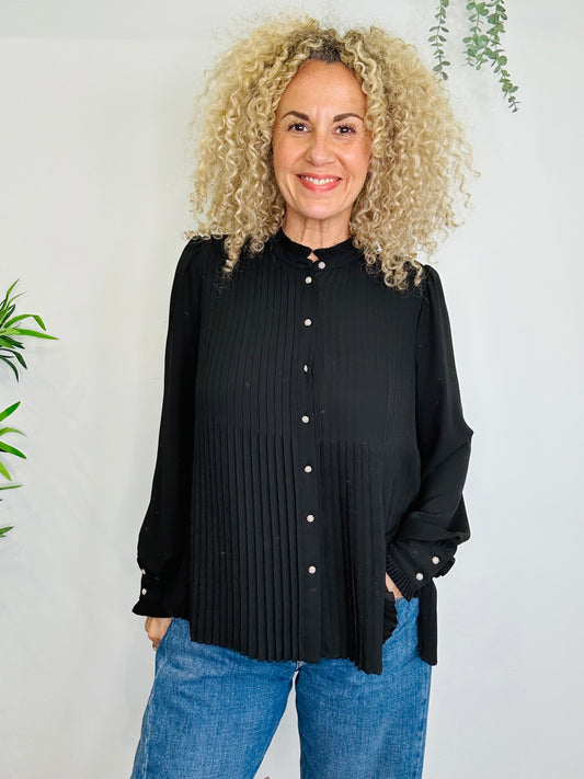 Pleated Shirt - Size 12