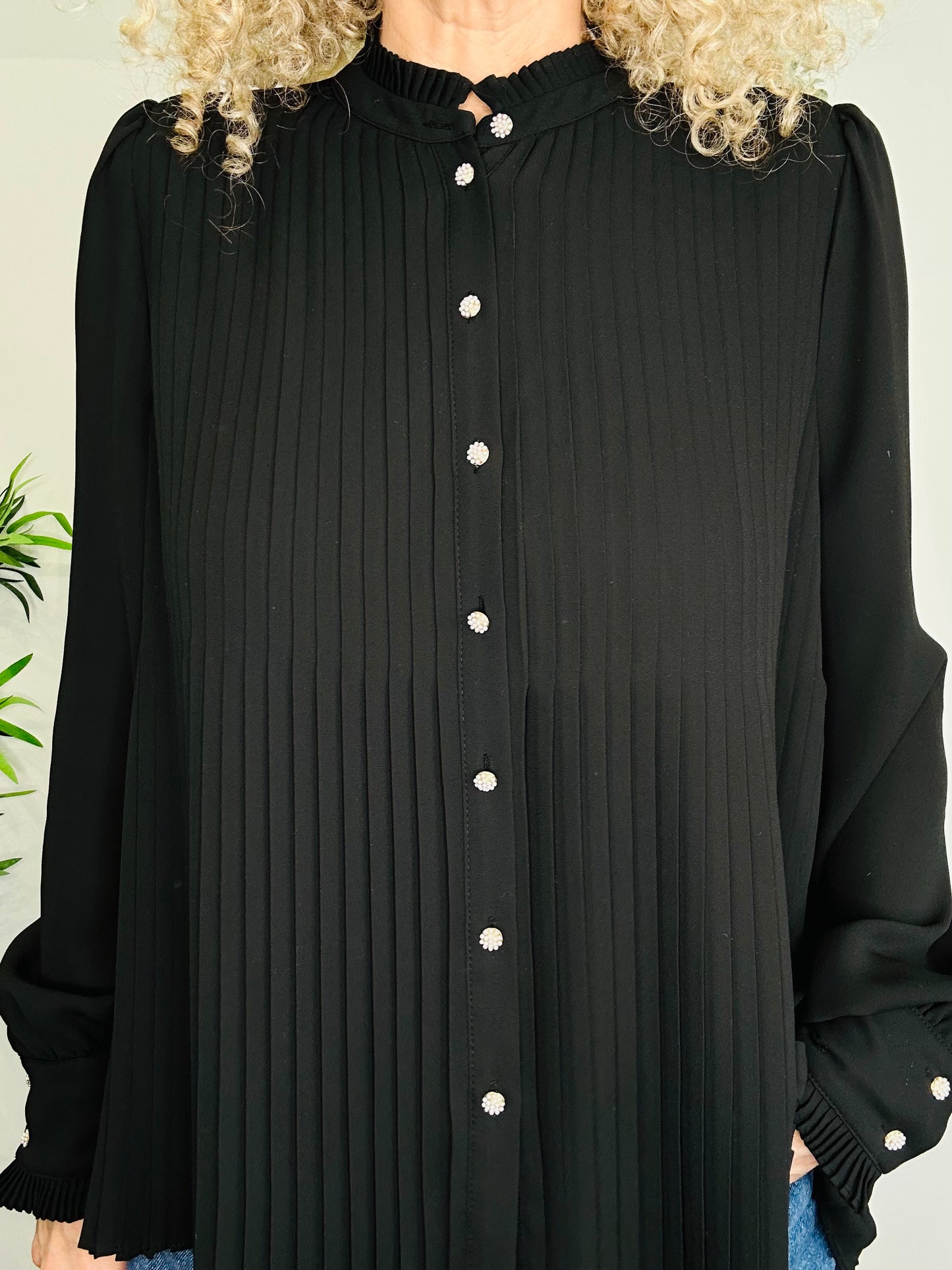 Pleated Shirt - Size 12
