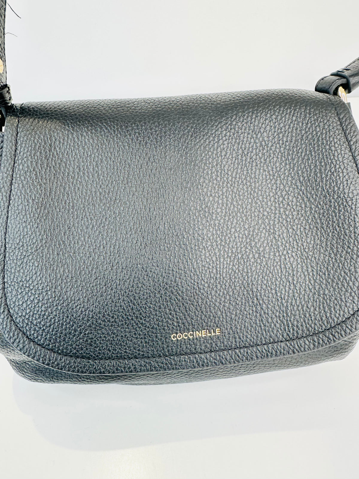 Grained Leather Crossbody Bag