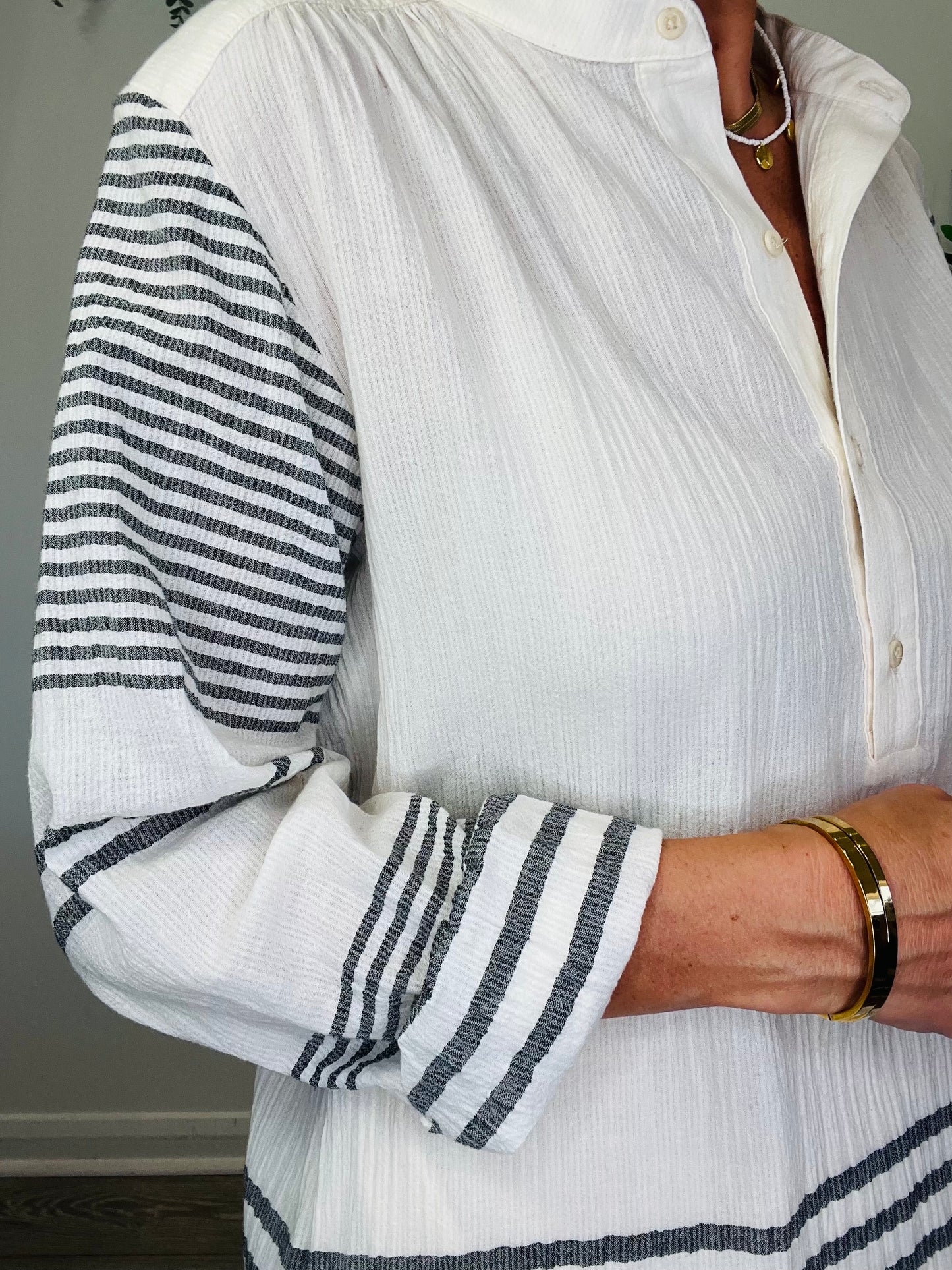 Striped Kaftan - Size S