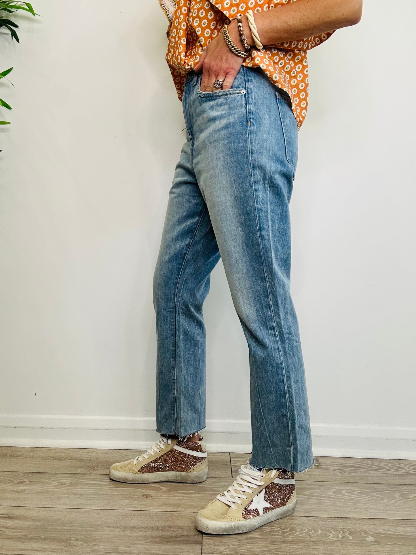 Carly Kick Flare Jeans - Size 28
