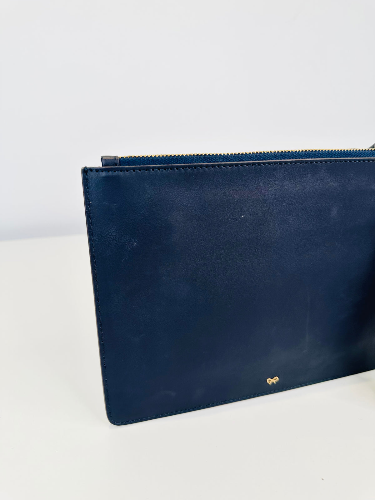 Leather Wristlet Clutch