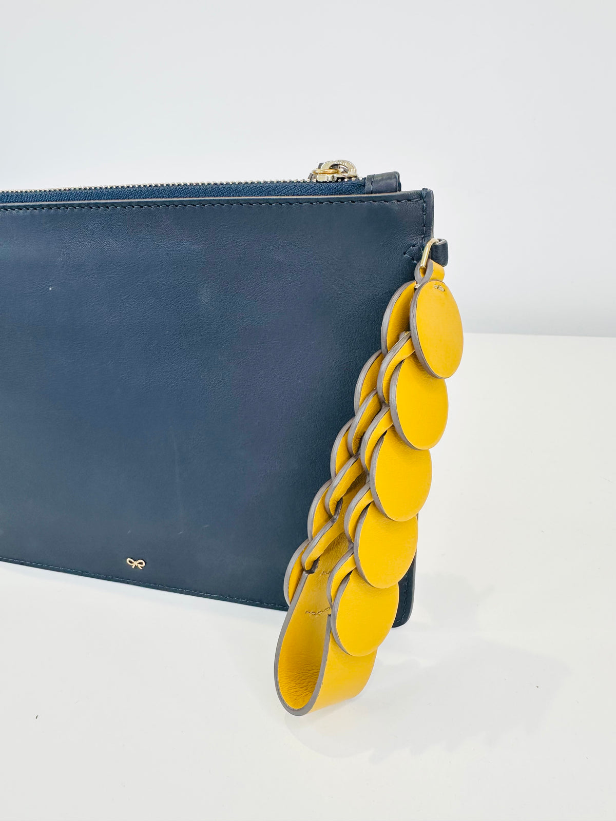 Leather Wristlet Clutch