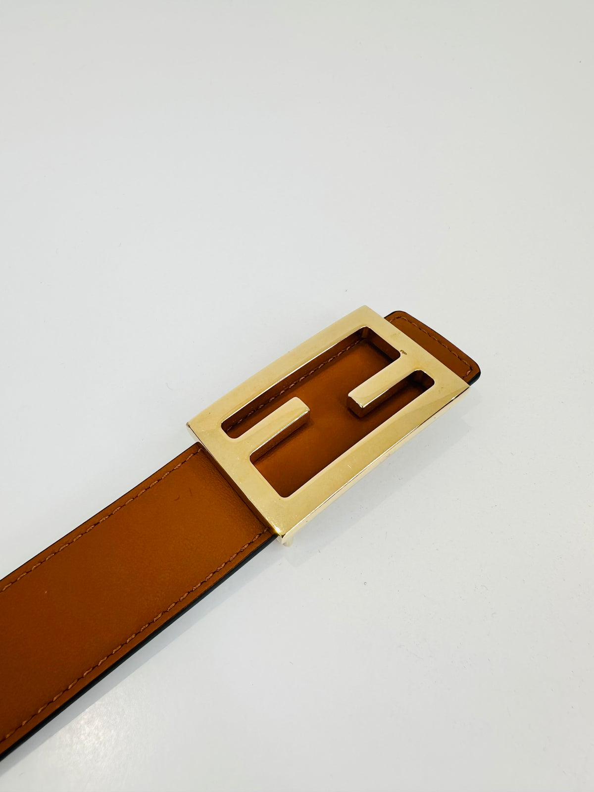 Cintura Reversible Leather Belt - 65cm