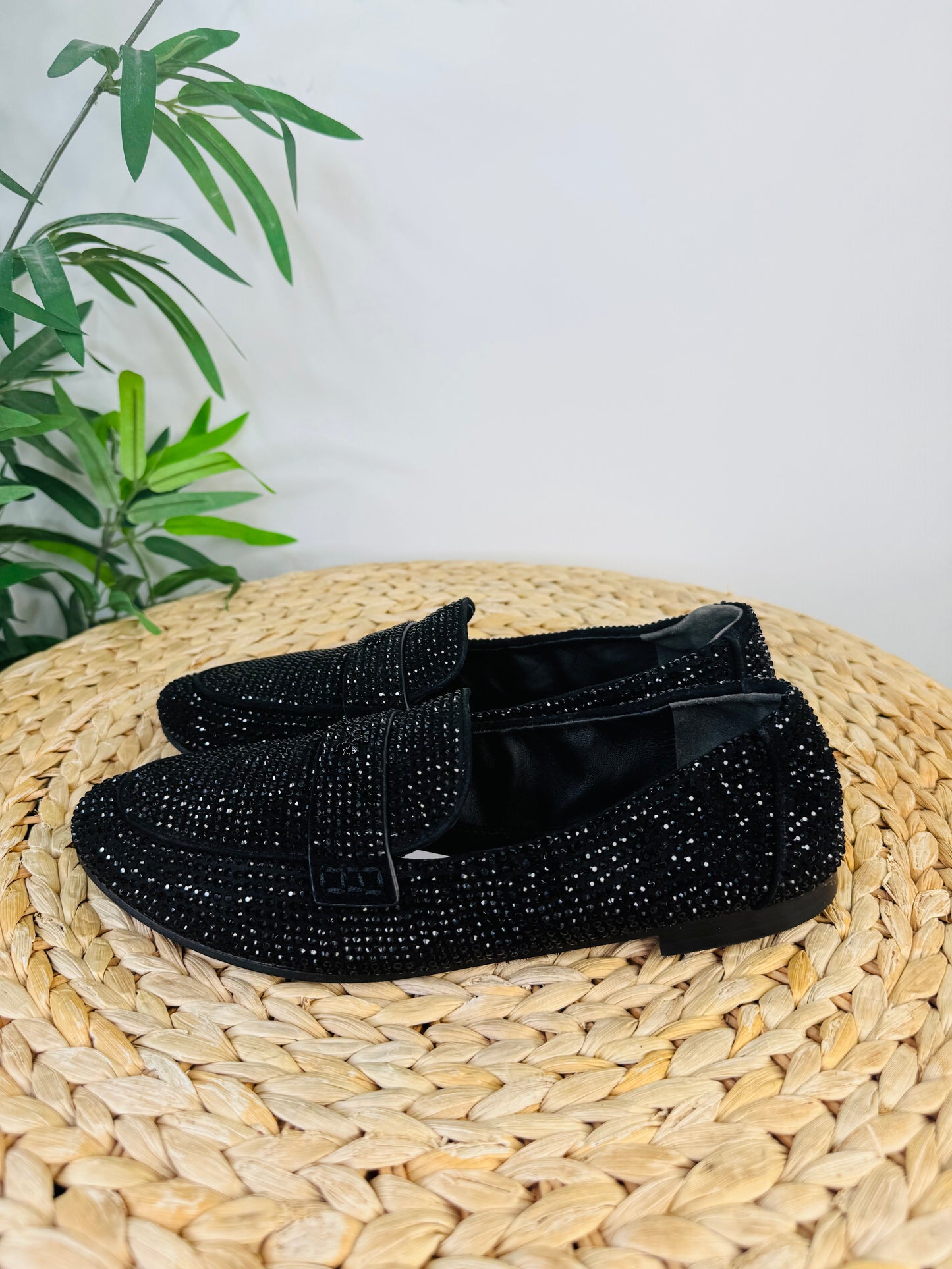 Jewelled Loafers - Size 39.5