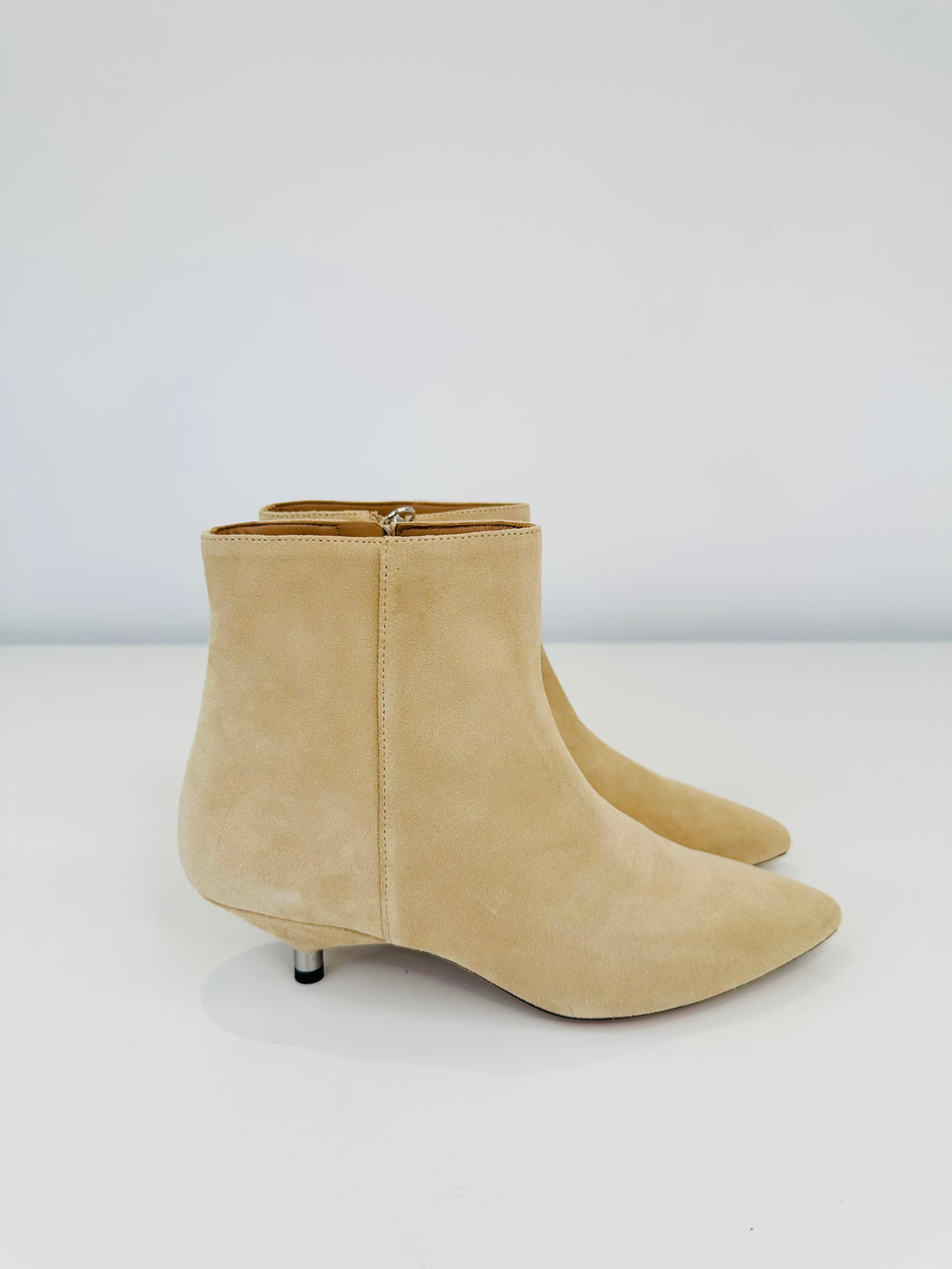 Eana Suede Ankle Boots - Size 37