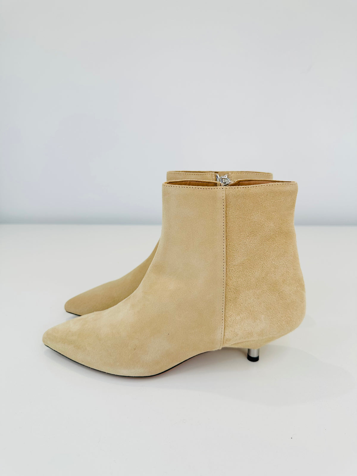 Eana Suede Ankle Boots - Size 37