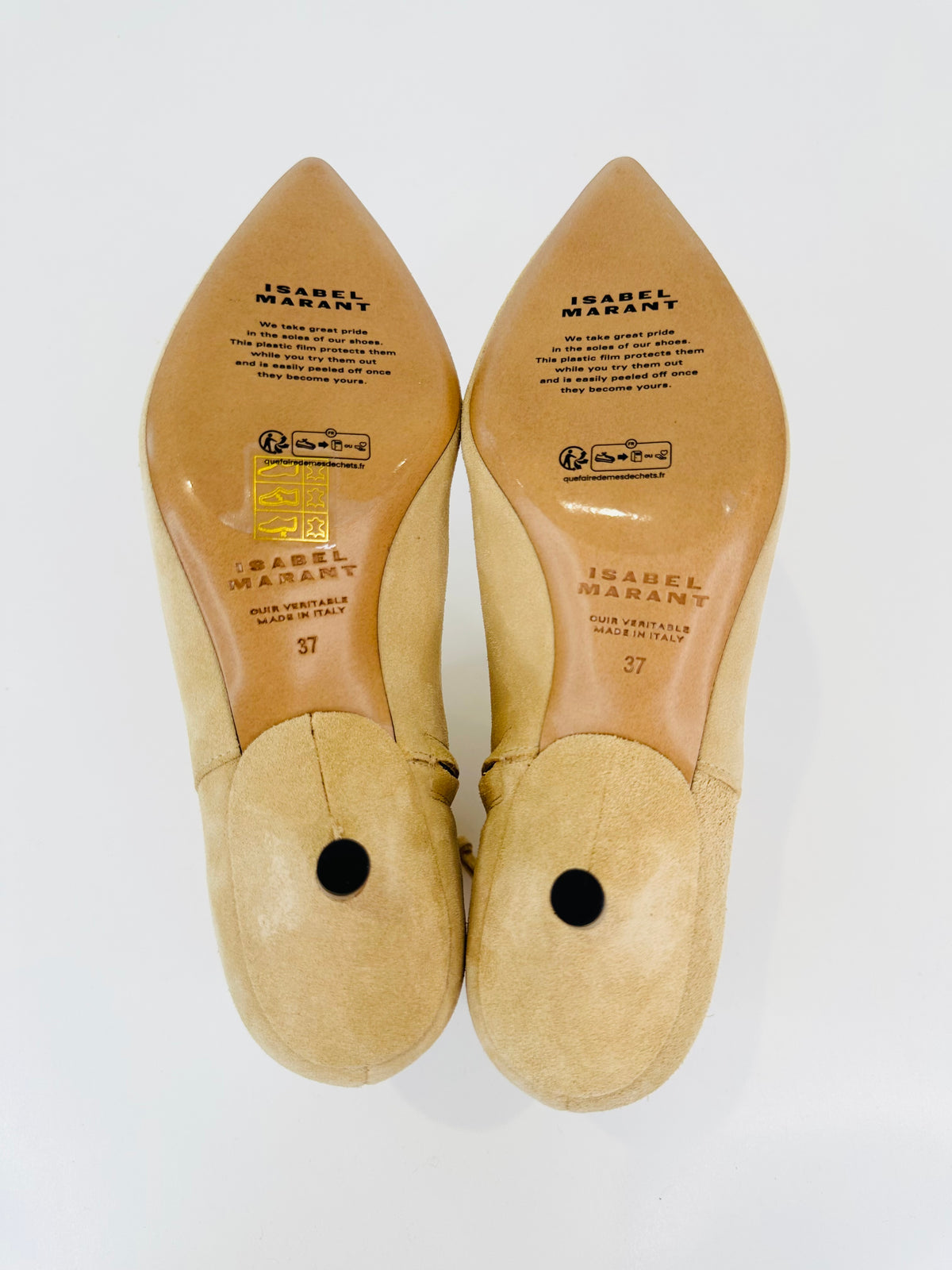Eana Suede Ankle Boots - Size 37