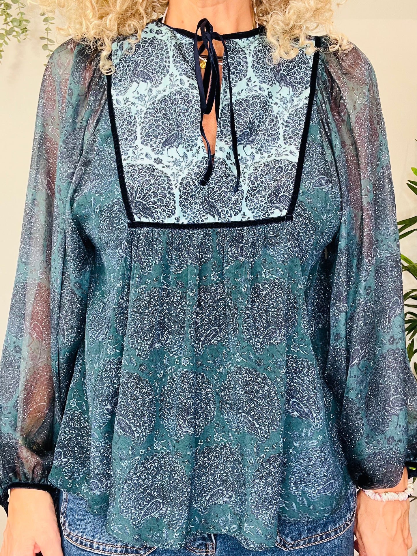 Silk Blouse - Size 10