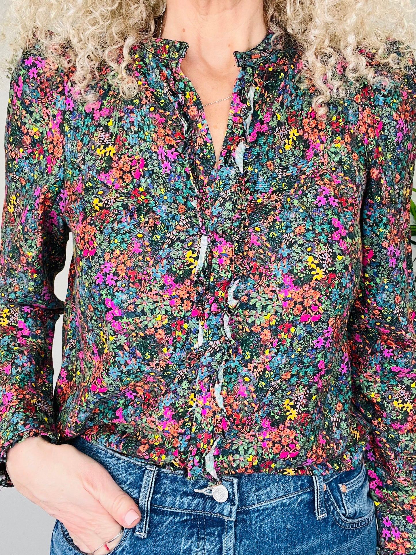 Floral Blouse - Size 2